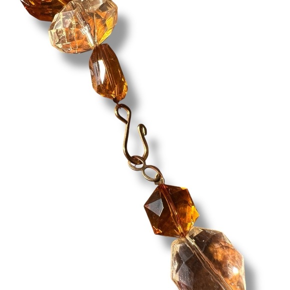 Multicolor Faceted Chunky Beaded Necklace - Picture 6 of 9